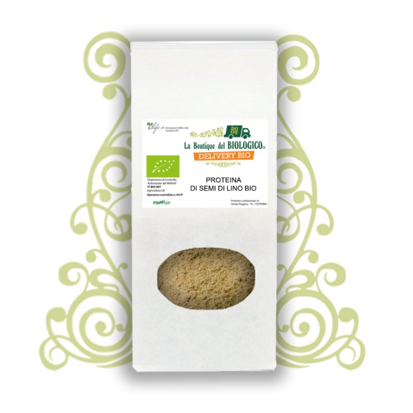 Proteina vegetale di Semi di Lino dorati Bio 200 g