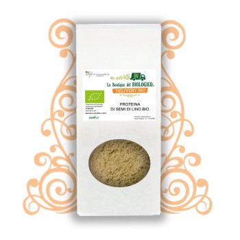 Proteina vegetale di Semi di Lino dorati Bio 500 gr