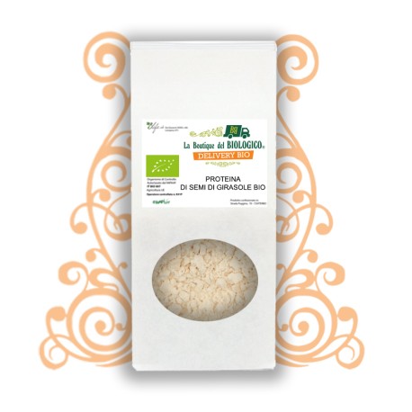 Proteina vegetale di Semi di Girasole Bio 500 gr