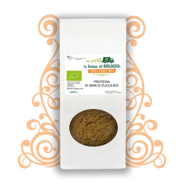 Proteina vegetale di Semi di Zucca bio tostati 500 gr
