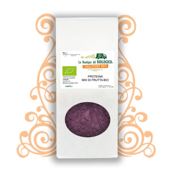 Mix di proteine vegetali di frutta bio 500 gr