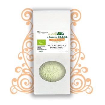 Proteina vegetale di pisello 80% Bio 500 gr