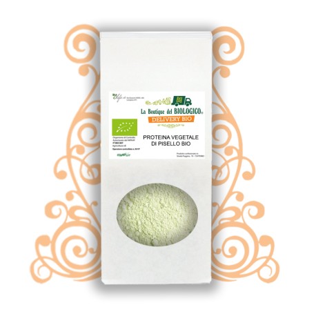 Proteina vegetale di pisello 80% Bio 500 gr