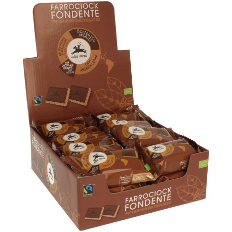 Biscotti Farrociock fondenti bio 28 g Alce Nero