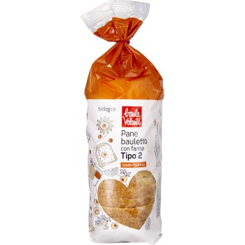 Pane bauletto con farina integrale bio 400 g Baule Volante