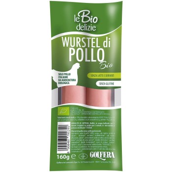 Wurstel di pollo bio 160 g