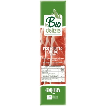 Prosciutto crudo riserva bio 80 g Golfera
