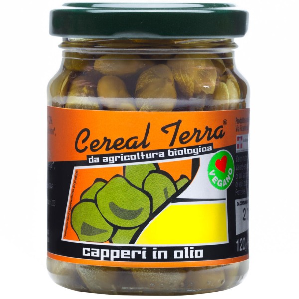 Capperi sott'olio bio 120 g Cereal Terra