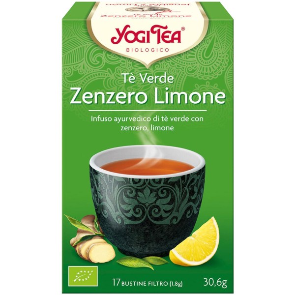 Tè verde bio zenzero e limone Yogi tea