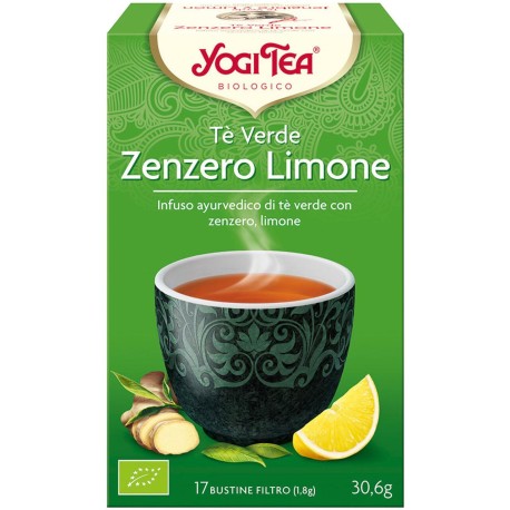 Tè verde bio zenzero e limone Yogi tea