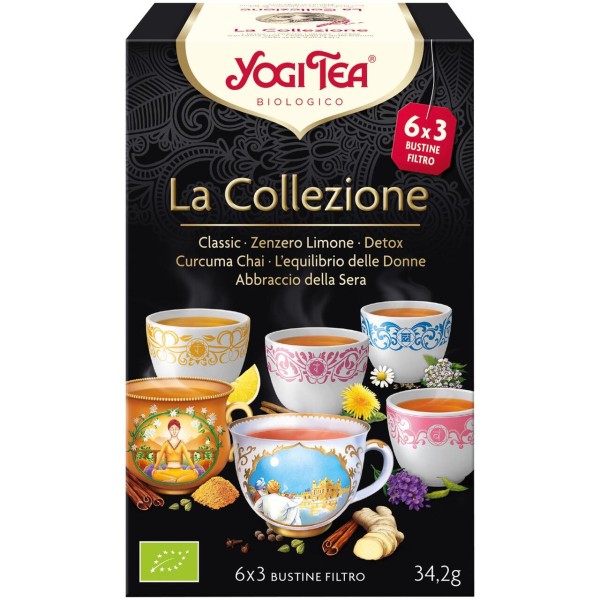La collezione di tè bio Yogi tea