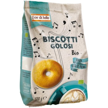 Biscotti golosi bio 350 g Fior di Loto