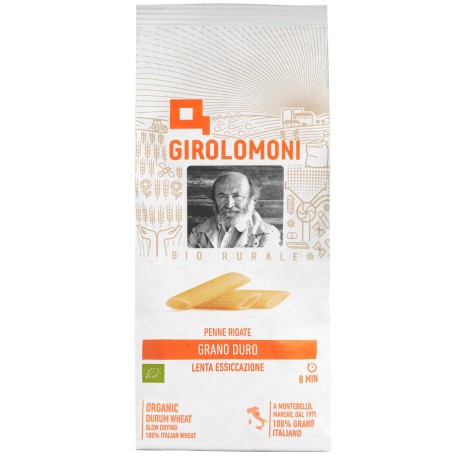 Penne rigate di grano duro trafilatura ruvida bio 500 g