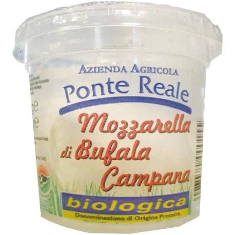 Bocconcini di mozzarella di bufala 125 g bio Ponte Reale