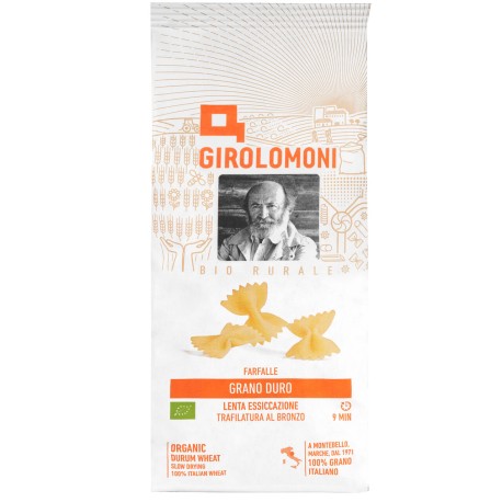 Farfalle a trafilatura ruvida bio 500 g Girolomoni