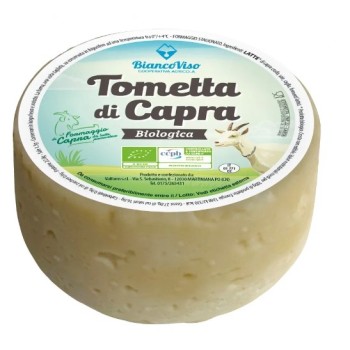 Tometta di capra bio 470 g c. ca Biancoviso