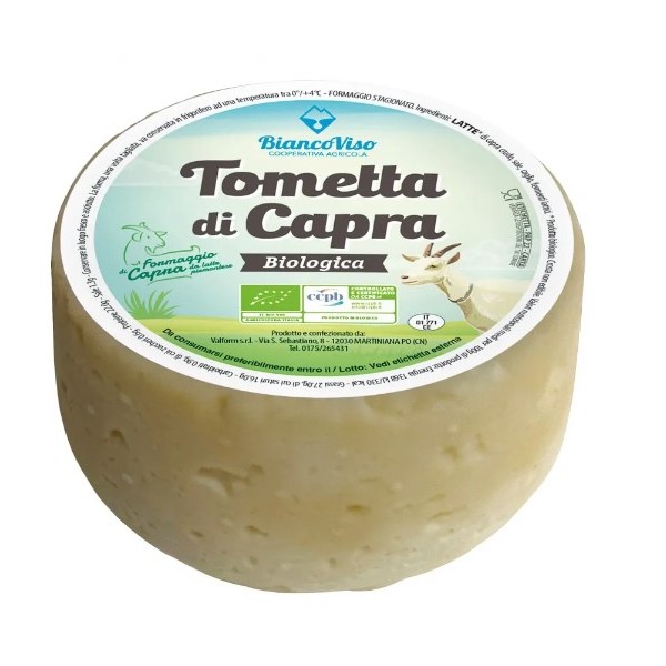 Tometta di capra bio 470 g c. ca Biancoviso