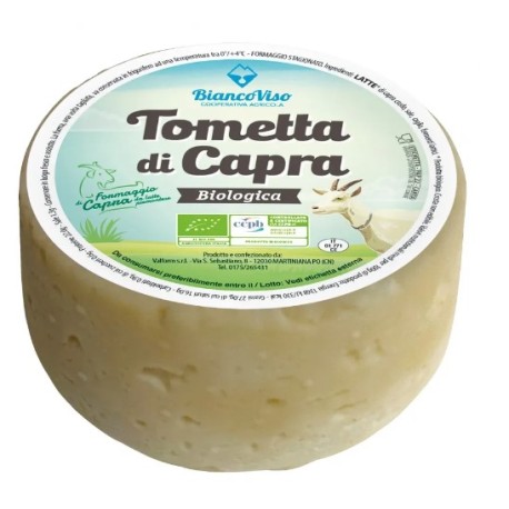 Tometta di capra bio 470 g c. ca Biancoviso