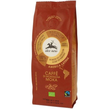 Caffè 100% arabica bio per moka 250 g Alce Nero