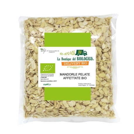 Mandorle pelate affettate bio 1kg