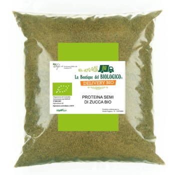 Proteina vegetale di Semi di Zucca bio crudi 500 gr