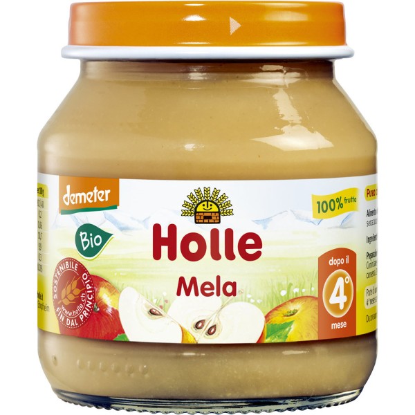 Omogeneizzato mela Bio Demeter 125 g Holle