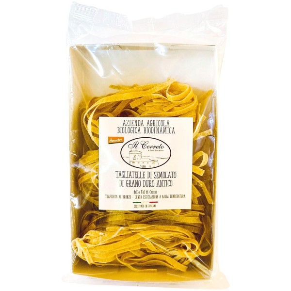 Tagliatelle di grano duro antico bio 250 g - Il cerreto