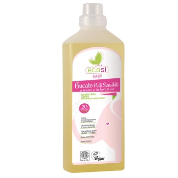 Detersivo bucato a mano e lavatrice pelli sensibili 1lt Ecosì
