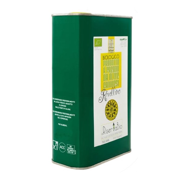 Olio extravergine d'oliva Bio "La riserva Bio"  Latta 5lt (Nuovo Raccolto)