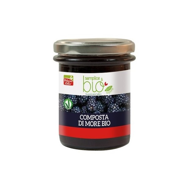 Composta di more bio 220 g Semplice&Bio