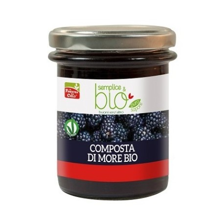Composta di more bio 220 g Semplice&Bio