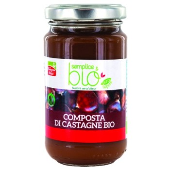 Composta di castagne bio 220 g Semplice&Bio