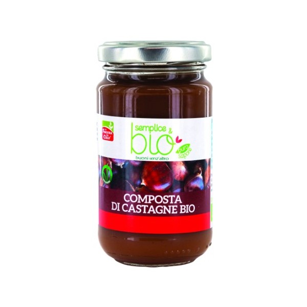 Composta di castagne bio 220 g Semplice&Bio