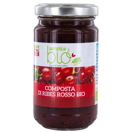 Composta di ribes rosso bio 220 g Semplice&Bio