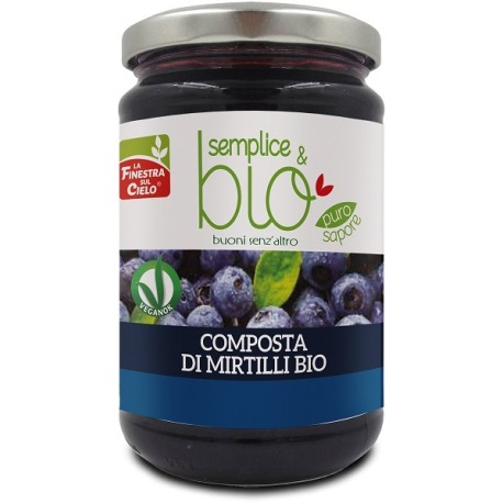 Composta di mirtilli bio 220 g Semplice&Bio