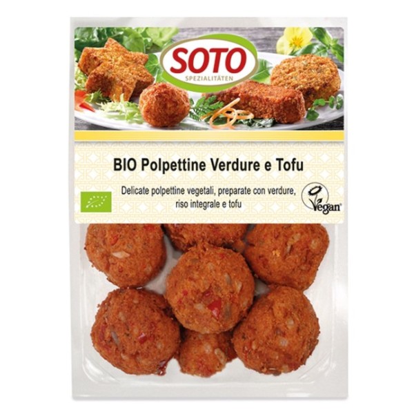 Polpettine verdure e tofu bio 250 gr Soto