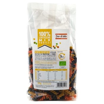 Fusilli di lenticchie mix bio 225 g Fior Di Loto
