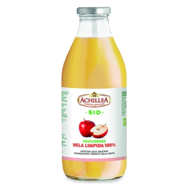Succo di mela bio limpido 750 ml Achillea