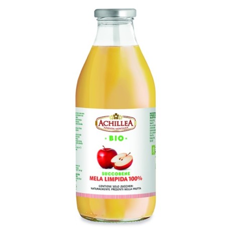 Succo di mela bio limpido 750 ml Achillea