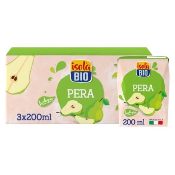 Succo di pera bio 3x200ml IsolaBio