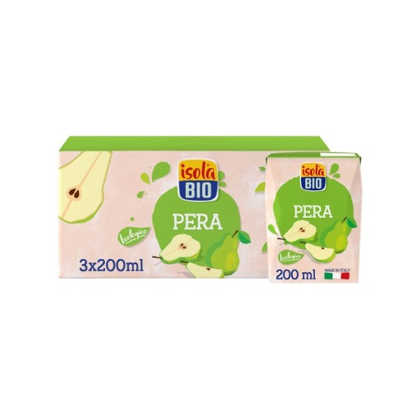Succo di pera bio 3x200ml IsolaBio