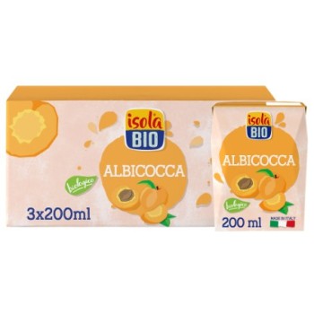Succo di albicocca bio 3x200ml IsolaBio