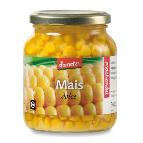Mais dolce bio in vetro 350 g Machandel