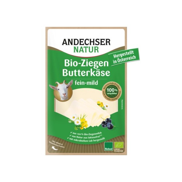 Formaggio di capra a fette bio 100 gr Andechser