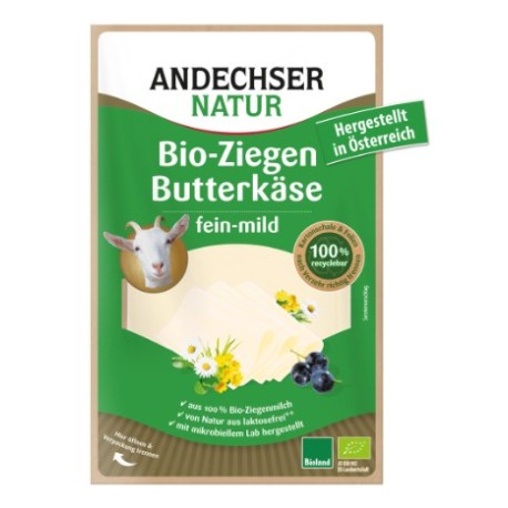 Formaggio di capra a fette bio 100 gr Andechser