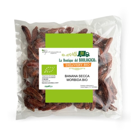 Banana secca morbida bio 500 g