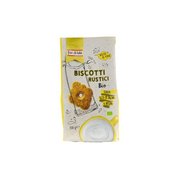Biscotti rustici bio Fior di Loto 350 g