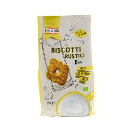 Biscotti rustici bio Fior di Loto 350 g