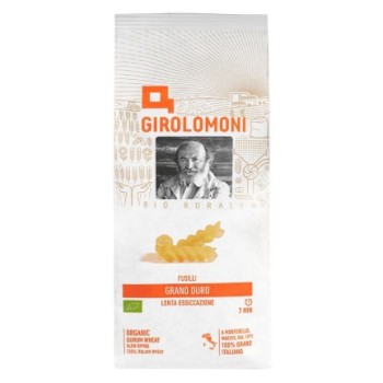 Fusilli bianchi a trafilatura ruvida bio Girolomoni