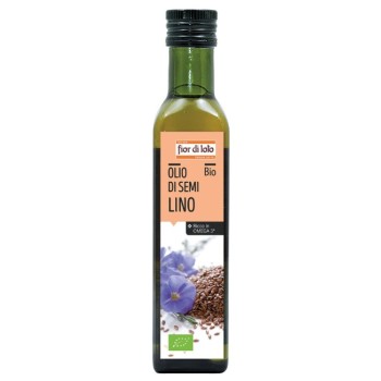 Olio di semi di lino bio 250 ml Fior Di Loto